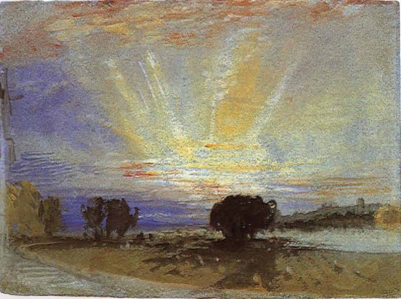 Joseph Mallord William Turner Sunset china oil painting image